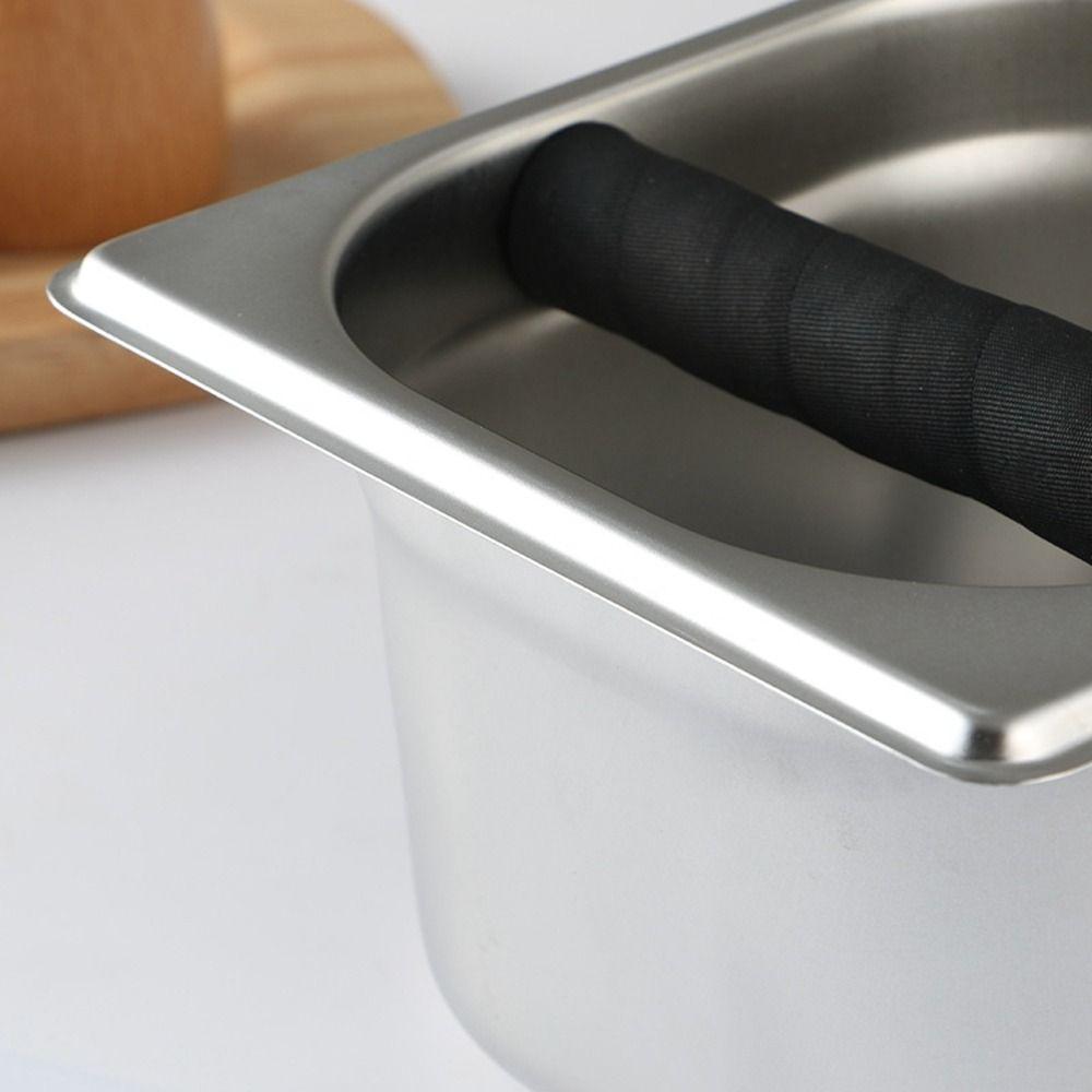 Bucket Stainless Steel Coffee Appliance Powder Slag Drum Coffee Knock Box Slag Drum Slag Tank