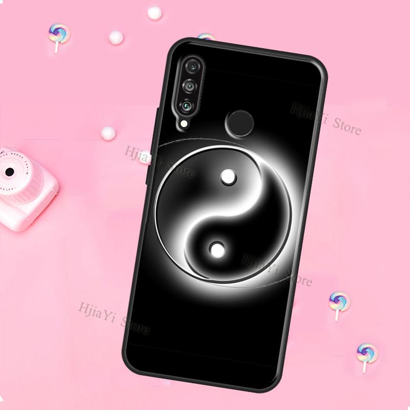Yin Yang Black White For Huawei Honor Magic 5 Lite X8 X9 X8a X9a 50 70 P20 P30 P40 P50 P60 Pro P Smart 2019 Case