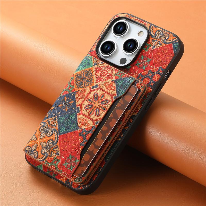 

Flower Figure Leather Magnetic Phone Case For iPhone 16 16E 15Pro Max 14 Plus 13 12 Pro 11 X XS XR 7 8 SE Card Holder Back Cover For iPhone 16E