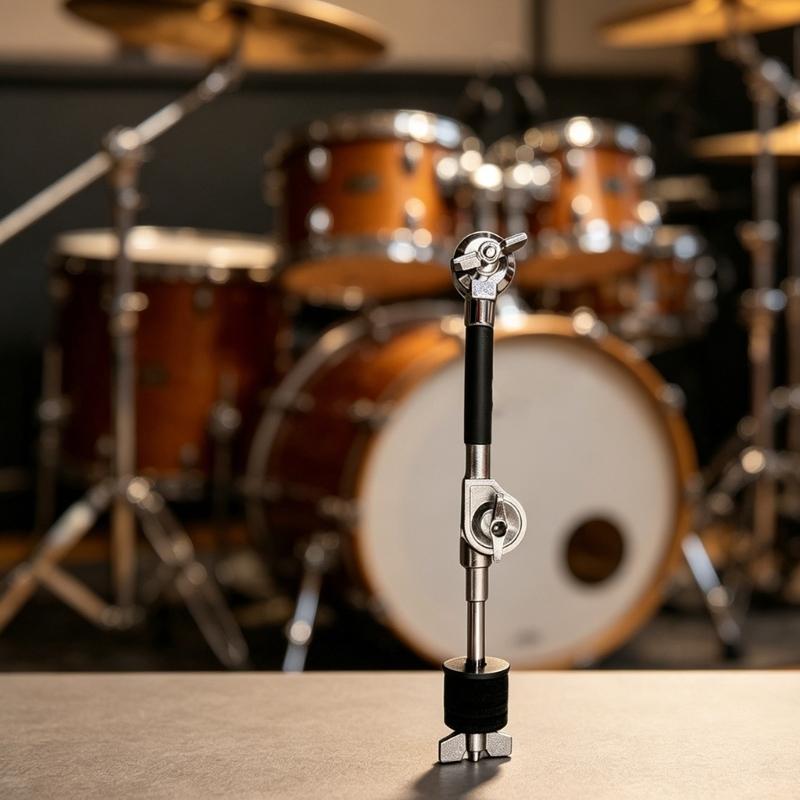 Quick Lock Cymbal Mount Adapter Adjustable Cymbal Holder Clamp For Secure Drum Set Attachment Easy to Installation