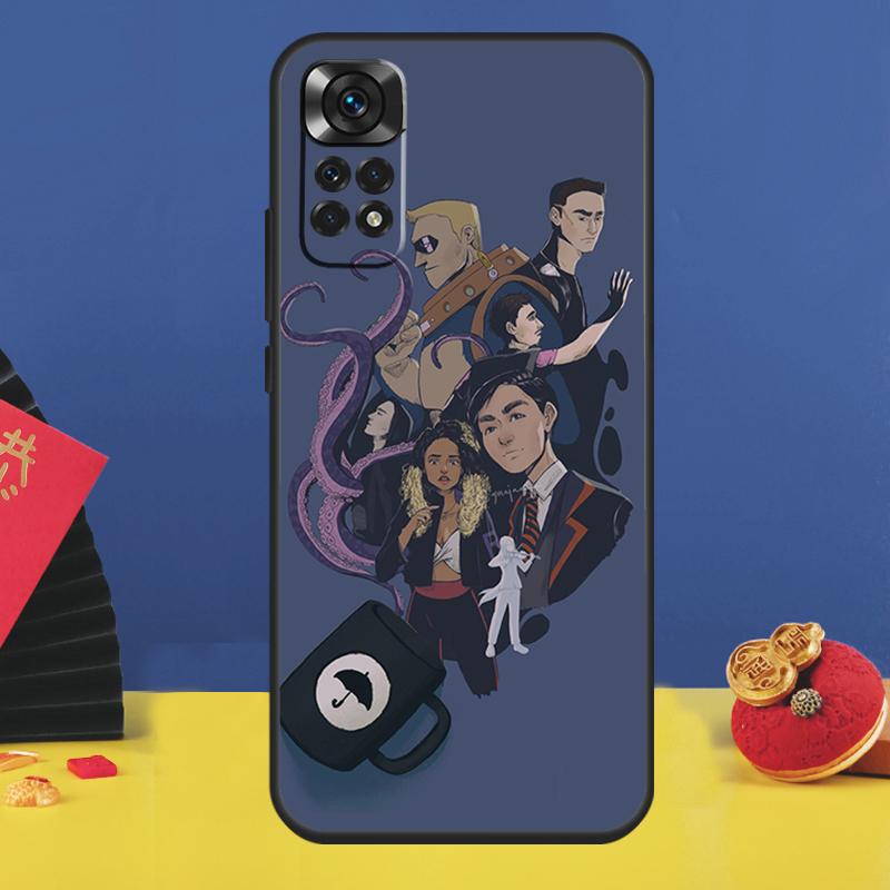 Umbrella Academy TV Series Phone Case For Xiaomi Redmi Note 14 Pro 12 11 9 10 13 15 Pro Plus 10C 12C 13C 14C 15C Cover