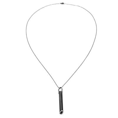 Atem-Halskette, Unisex, modische Halskette zum Stressabbau aus Edelstahl zur Angstentspannung