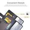 For Honor 500 5G Case Genuine Split Leather Phone Cover with Wallet Stand