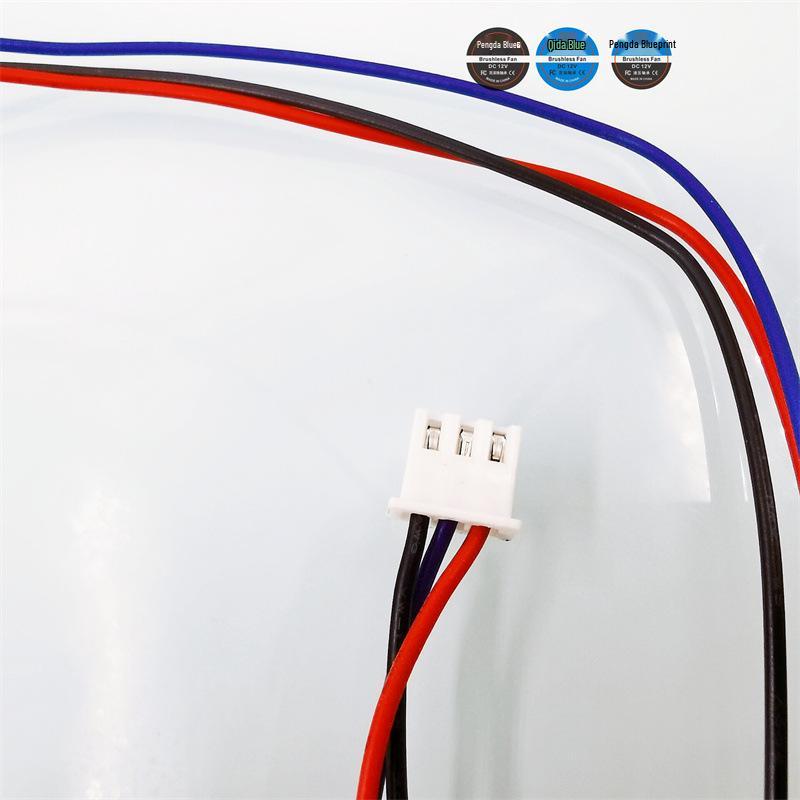 12V Turbo Blower Double Ball Bearing Cooling Fan for Grill - DB9733B12M 9.7CM