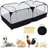 Portable Chicken Fence Outdoor Foldable Rabbit Cat Dog Duck Pet Fence Tent