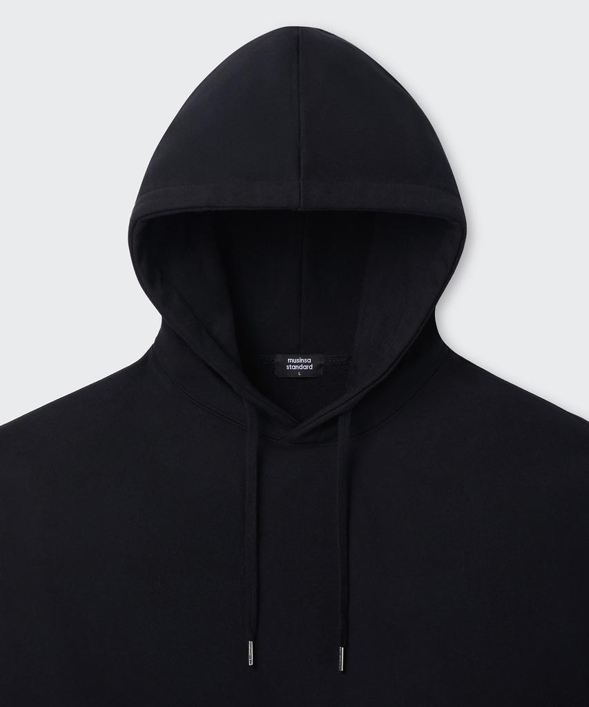 Heavyweight Oversized Hooded Sweatshirt [Black]