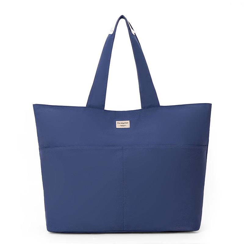 Damen Große Canvas-Tasche: Vielseitige Einkaufs-, Pendler- und Strandtasche