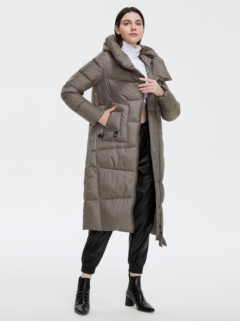 Cinemore New Winter Down Jacket Women Long Thick Coat Hooded Puffer Warm Female Brand Cotton Clothes Elegant Retro Parka 8197