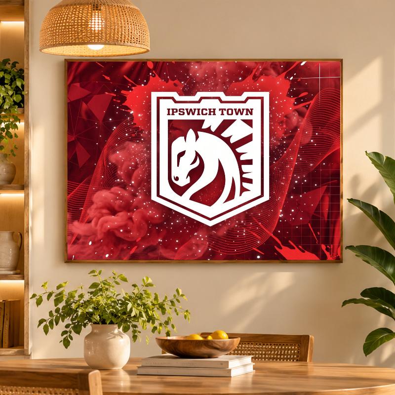 5D Diamond Painting Ipswich Town Football DIY Full Drill Diamond Art Kit Home Decoration