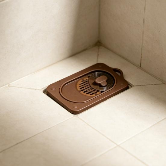 Floor Drain Cover Anti-Slip Anti-Splash Anti-Odor Double-Layer Easy Installation Silicone Bathroom Double-layer Drain Filter