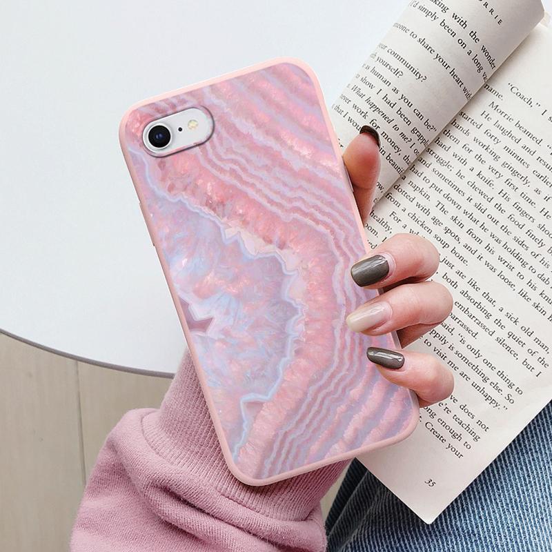 Fashion Marble Cover For iphone SE 2020 7 8 Plus Soft Protective Cases Silicone Coque Bumper Fundas For iphone 8+ SE2020 Shell