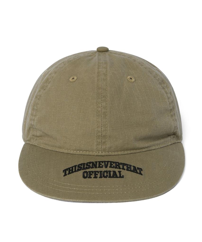 THISISNEVERTHAT Visor Embroidered Ripstop Cap Beige