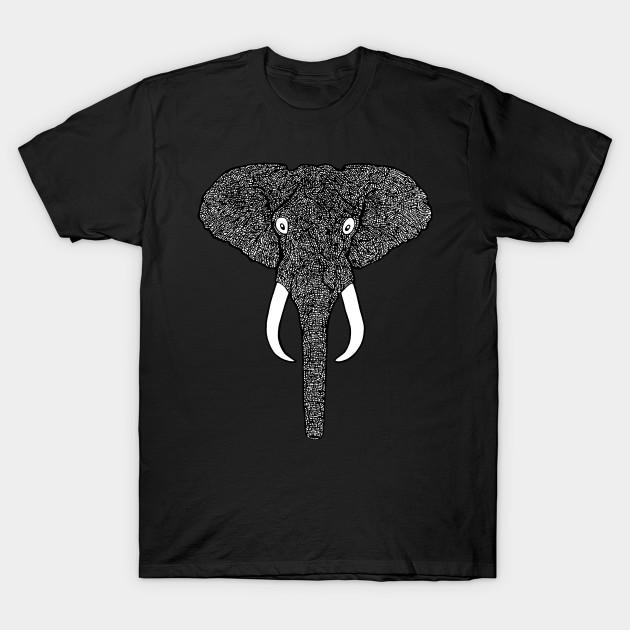 Unisex Fashion TShirt Elephant Print TShirt Plus Size XS-6XL T-Shirt 100%Cotton Tops O Neck Short Sleeve Tees