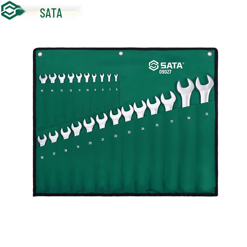 SATA 23-Piece Fully Polished Combination Wrench Set Below 2 inches