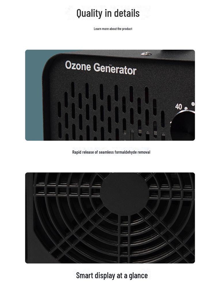 Ozongenerator für den Heimgebrauch zur Geruchsentfernung, Luftreinigung und Formaldehydreduzierung