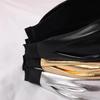 Synthetic Leather Travel Headband Shiny Lady Hairband Fashion Knot Head Hoop  For Women Girls