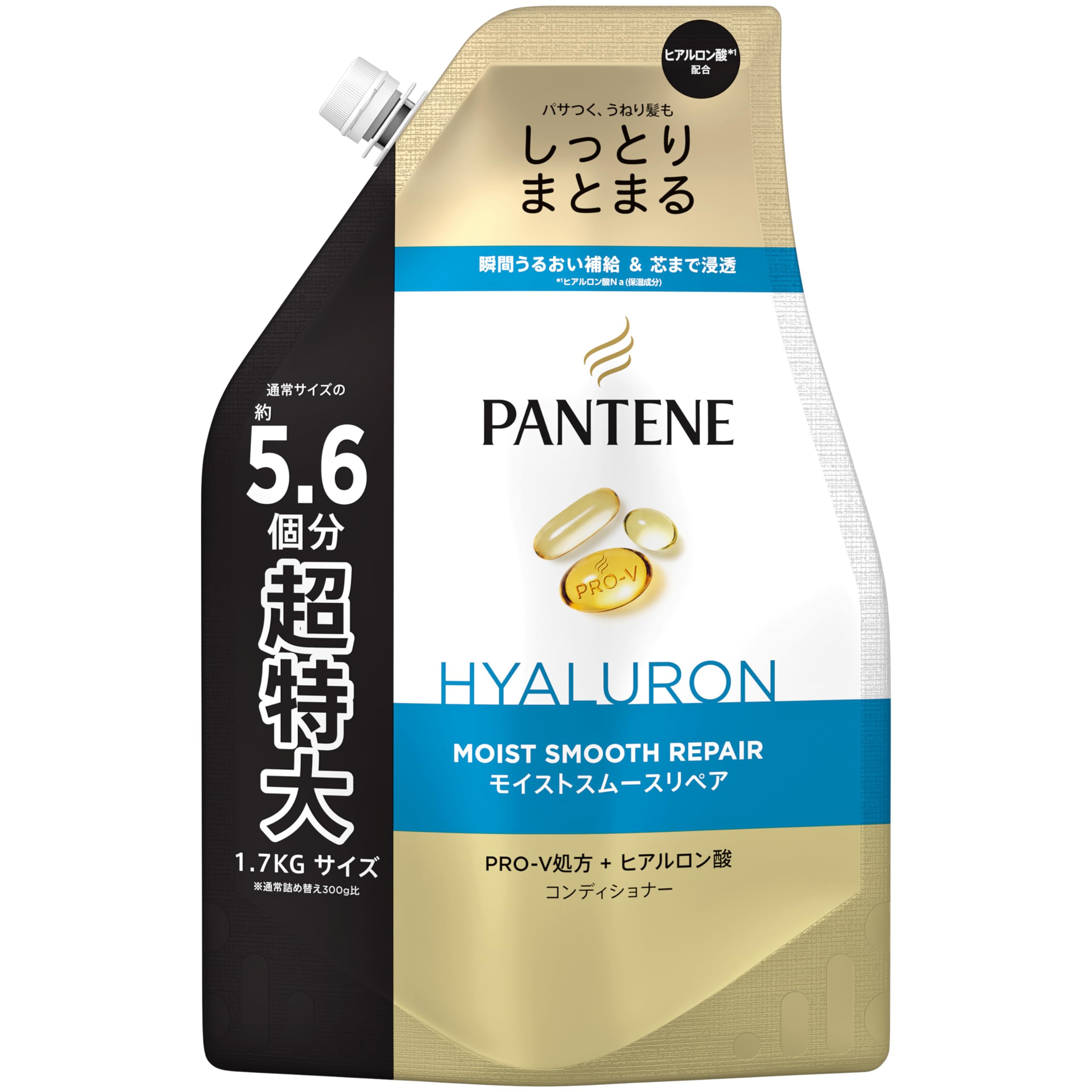 

Pantene Conditioner 1700g [5.6 servings] Extra Large Refill Moist Smooth Repair