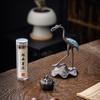 Crane Lotus Small Incense Burner Home Hanging Alloy Incense Burner Small Xiangyun Disk Incense Home Decorative Ornaments