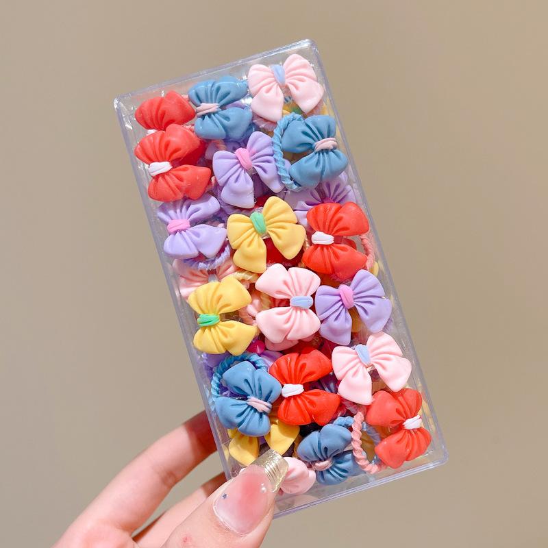 10-30PCS/Set, Cute Cartoon Animals, Hair Bands, Girls, Elastic Rubber Band, Headwear, Hair Accessories