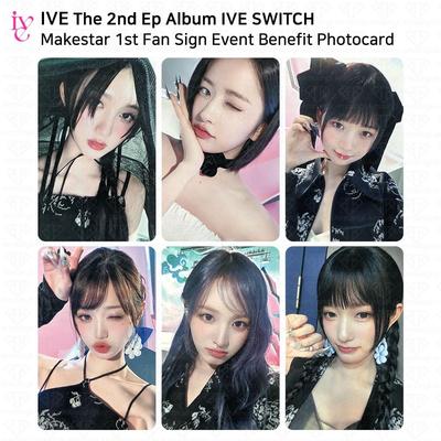 The 2nd EP Album IVE SWITCH Makestar 1st Fan Sign Event Benefit Photocard