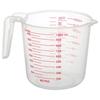 250/500/1000 ml Bakning Vätskemåttkoppar PVC Skalakopp Plast Mätvolym Bägare Köksbakverktyg
