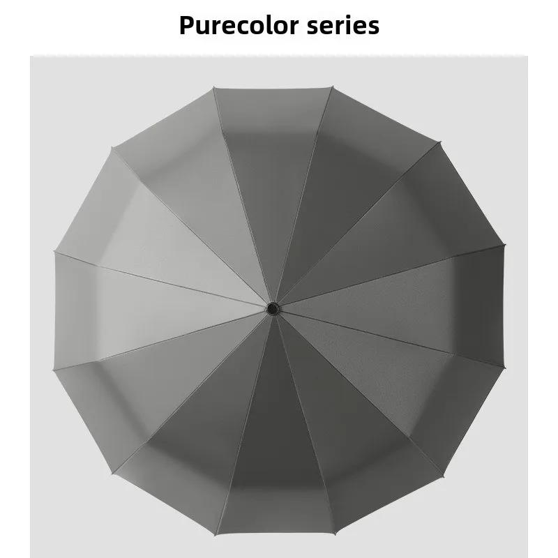 Automatisches Öffnen Schließen Großer Regenschirm UPF 50+ Faltbar Kompakt Sonne Regen Schatten für Männer Frauen Allwetter Winddicht Reise Outdoor