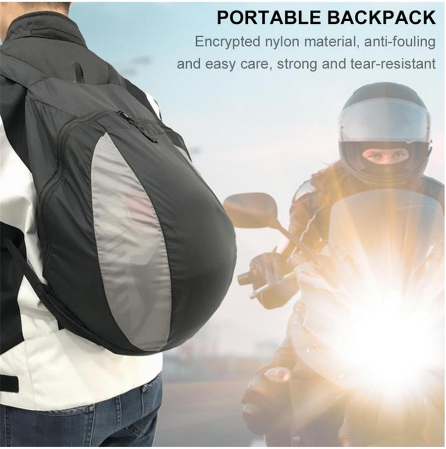 Motorcycle Portable Backpack Splash-Proof Basketball Helmet Shoes Glasses Bag
