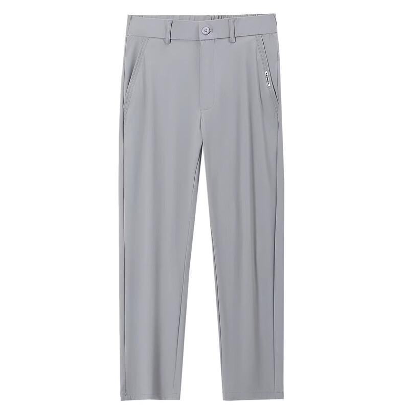 Pierre Cardin Men's Ice Silk Cooling Stretch Cropped Casual Pants