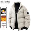 Mark Fairwhale Men's Stand Collar Thick Puffer Jacket