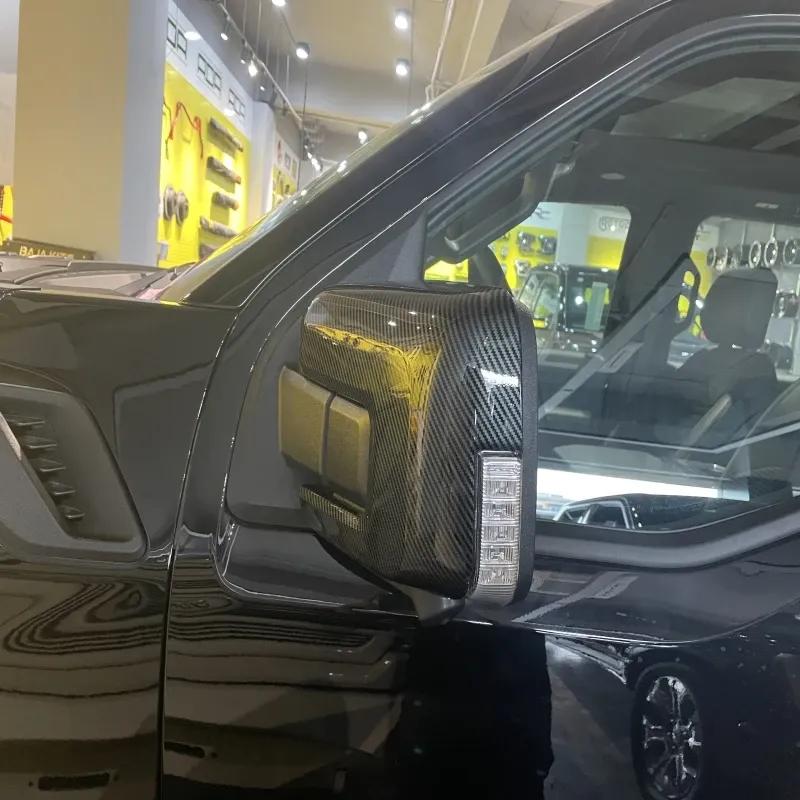 ABAIWAI For Ford F150 F-150   ABS Auto Front Side Rearview Glass Mirror Cover Trims Frame Rear View Caps Cover