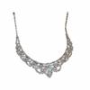 3Pcs European Style Water Drop Pendant Necklace Rhinestone Crystal Bride Jewelry Set  Wedding Dress