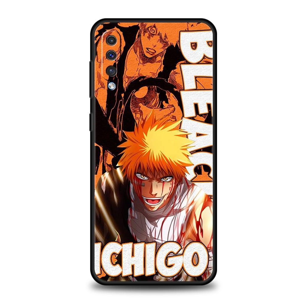 Bleach Kurosaki Ichigo für Samsung Galaxy A52s Telefon Fall 5G A12 A70 A50 A40 A20s A30 A10s A20e A10 A22 A72 a32 4G A02s Abdeckung
