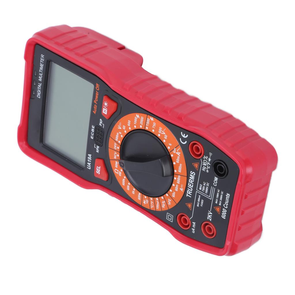 UA19A Digital Multimeter Handheld Current Voltage Resistance Capacitance Meter 20V 1000V