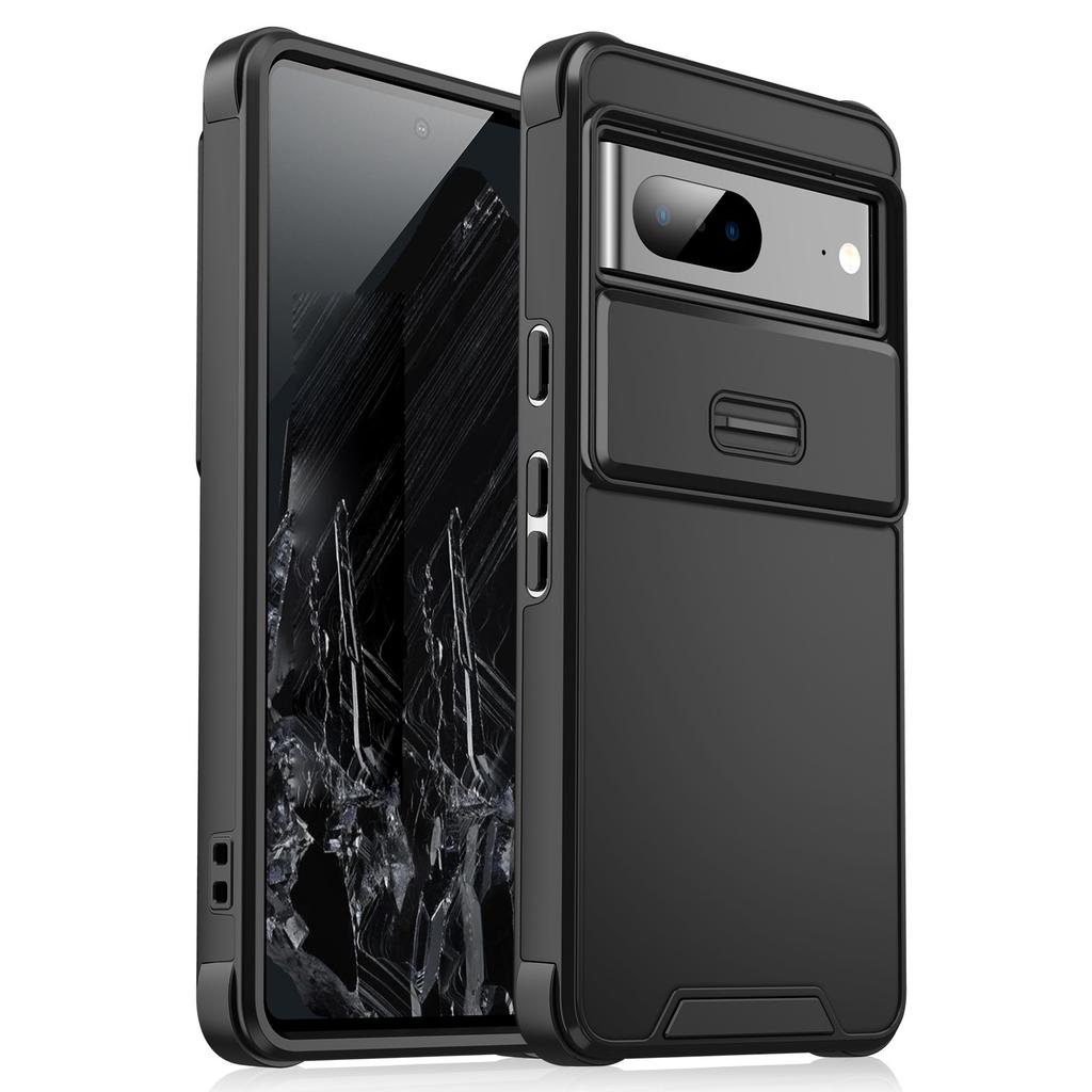 Slide Camera Protection Cover For Google Pixel 9 Pro XL Shockproof Armor Phone Case For Google Pixel 9A 8A 6A 7 8 Pro Matte Case