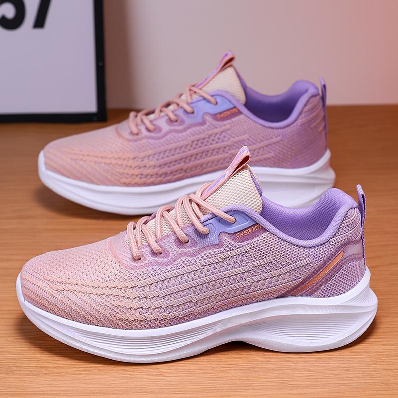 Fashion Womens Running Shoes Athletic Outdoor Gym Training Sneakers Walking Tennis Shoes Breathable Sport Fashion Sneakers for Ladies