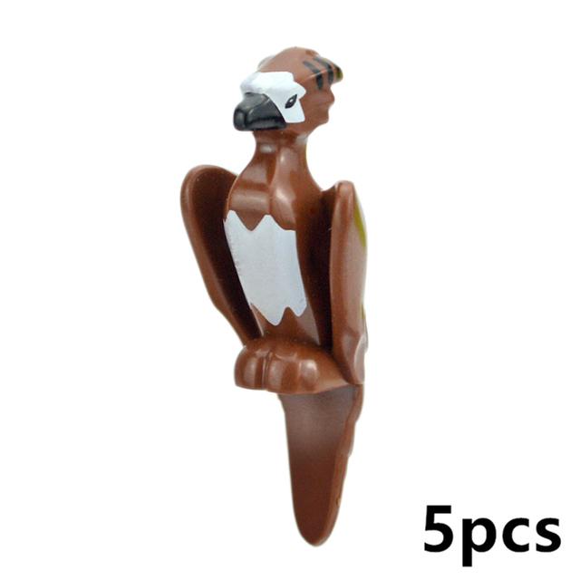 MOC City Animal Building Block Figures Goat Sheep Eagle Owl Panda Parrot Seagull Penguin Zoo Fram Accessories Bricks Toy Gift