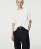 UMARMUNG Extra Long Staple Cotton Oval Silhouette Pants_Black