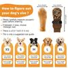 4PCS Anti-Slip Paw Protection Socks Anti-Scratch Pets Knitted Socks Cozy Dog Socks  Indoor
