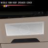 A03E-For Toyota Alphard/Vellfire 40 Series Stainless Steel Middle Row Roof Speaker Cover Interior Trim Replacement Parts Silver