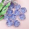 Home Party Supplies Jewelry Making 19.3mm Loose Beads Accessories Plum Blossom Earrings Bracelet Acrylic Crystal Handmade Material Fashion 10Pcs DIY