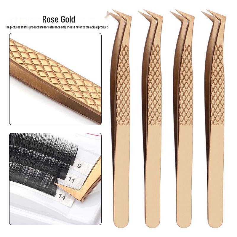 High-Precision Stainless Steel Fish Scale Eyelash Tweezers