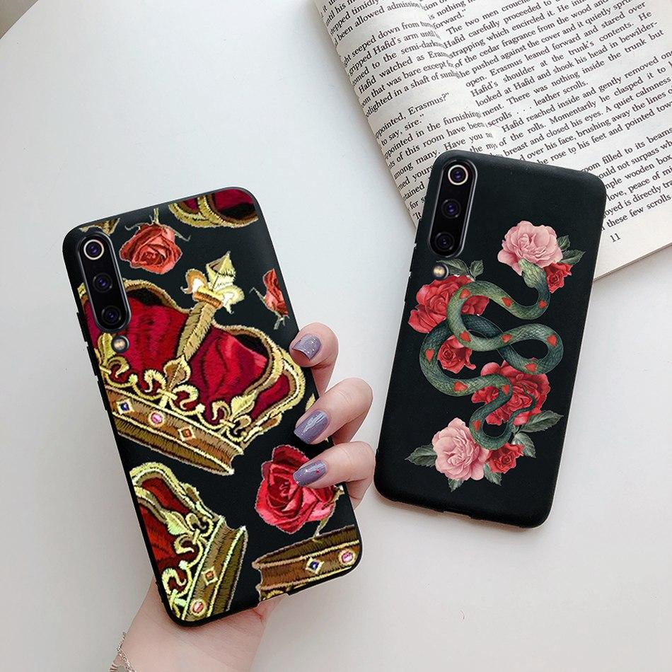 Case For Xiaomi Mi 8 9 Lite SE Fashion Silicone Love Heart Sunflower Phone Case Cute Cover Coque on Mi8 Mi9 9SE 8Lite 9Lite Case