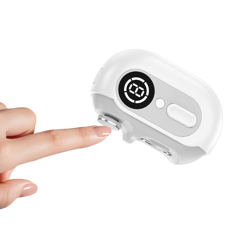 Nail Trimmer Rechargeable Electric Nail Cutter Safe And Quiet Operate Precise Trimming And Polishing For Adults And Kids