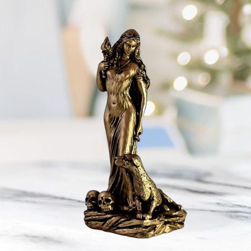 Goddess Statue Resin Art Teaching Tool Crafts Decorative Aphrodite Statue for Desktop Office Bedroom Housewarming Gift Indoor