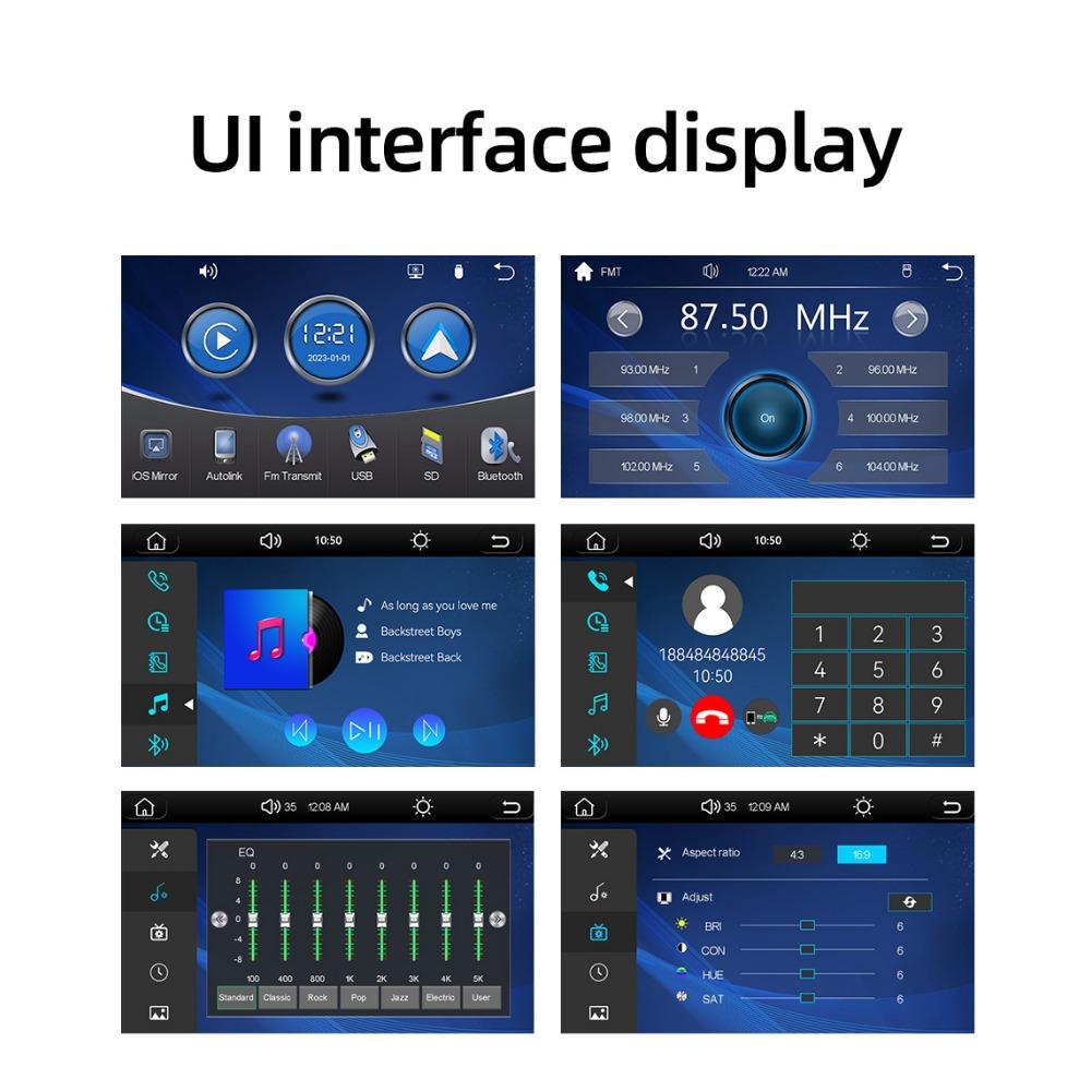 Reakosound 9" Smart Display Wireless CarPlay and Android Auto Smart Screen AI Voice Netflix YouTube Support 2 Easy To Install Brackets