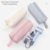 Large Capacity Hair Dryer Bag Solid Color Organizer Pouch Portable Travel Carrying Case  Travel