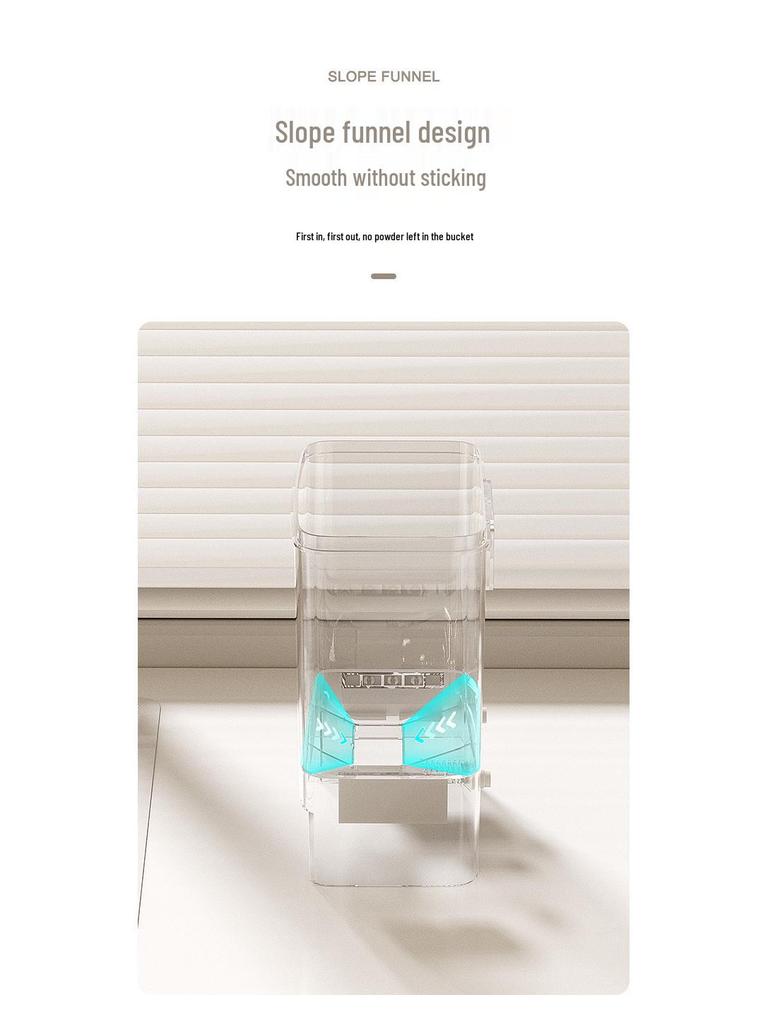 ClearView Punch-Free Wall-Mounted Laundry Rack: Transparent Moisture and Dust-Proof Storage Box.