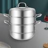 RSFH 304 Stainless Steel 3-Layer 28cm Steamer Pot