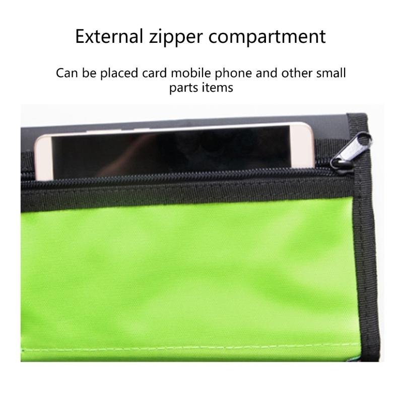 Torba na sprzęt wędkarski Portfel do przechowywania przynęt wędkarskich Karabińczyk Wodoodporna torba na przynęty Torba na sprzęt z karabińczykiem Etui na miękkie przynęty