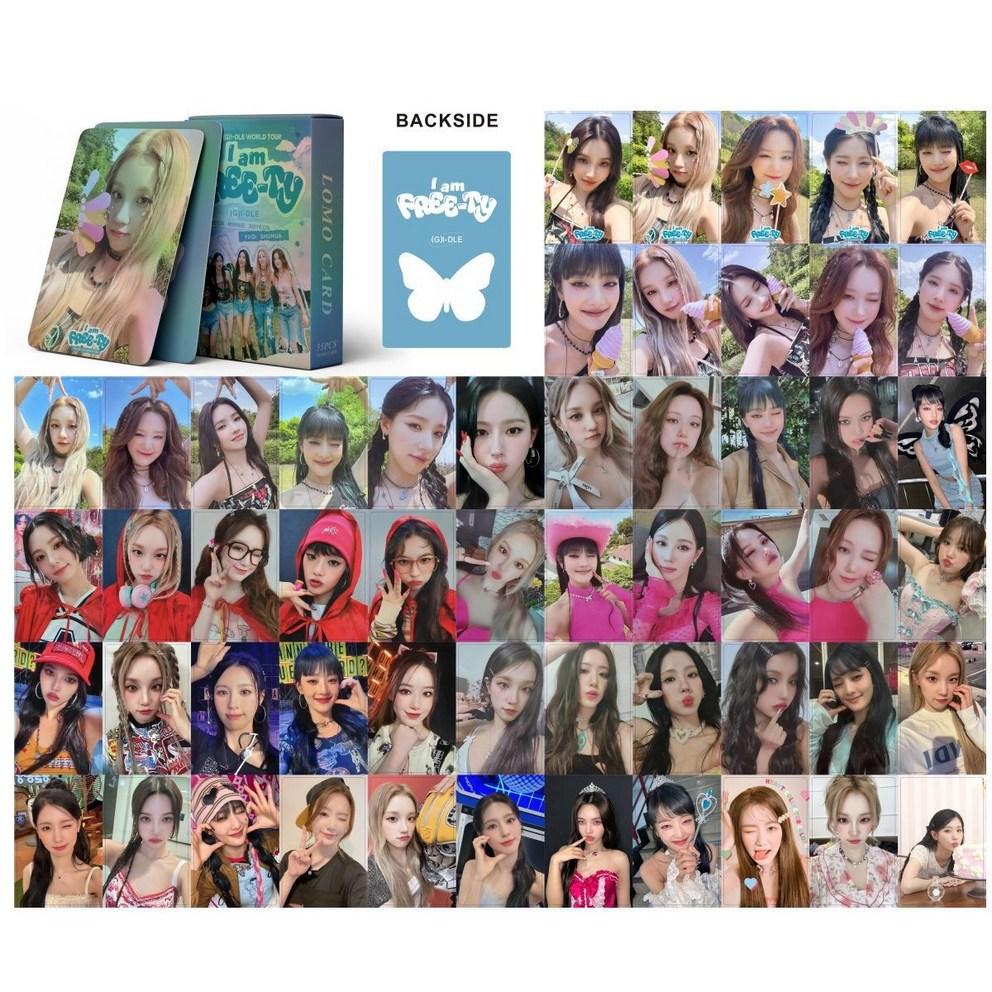 (G)I-dle Hologram Photocard Set of 10 (1 Box, 55 Sheets)